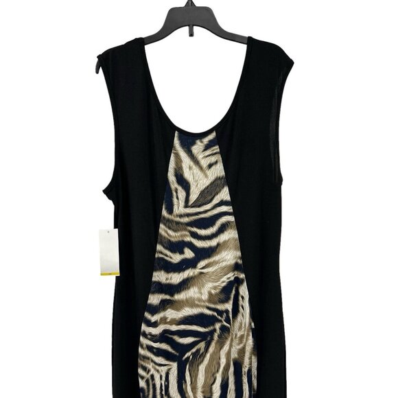Fashion to Figure NWT Dress 3X Animal Print Sleeveless Bodycon Pullover Size 3X - Picture 6 of 9